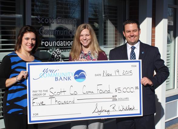 Your Community Bank donation
